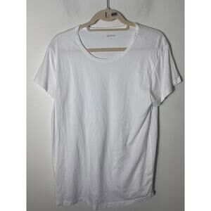 Quince White Short Sleeve T-Shirt Sz M